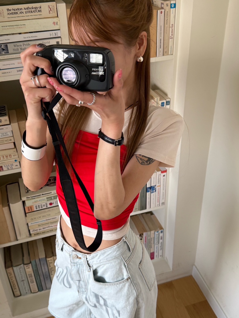 ZEROZERO直郵韓國代購㊣女裝新品人氣25春夏休閑時尚T恤褶皺ZEROZEROT恤