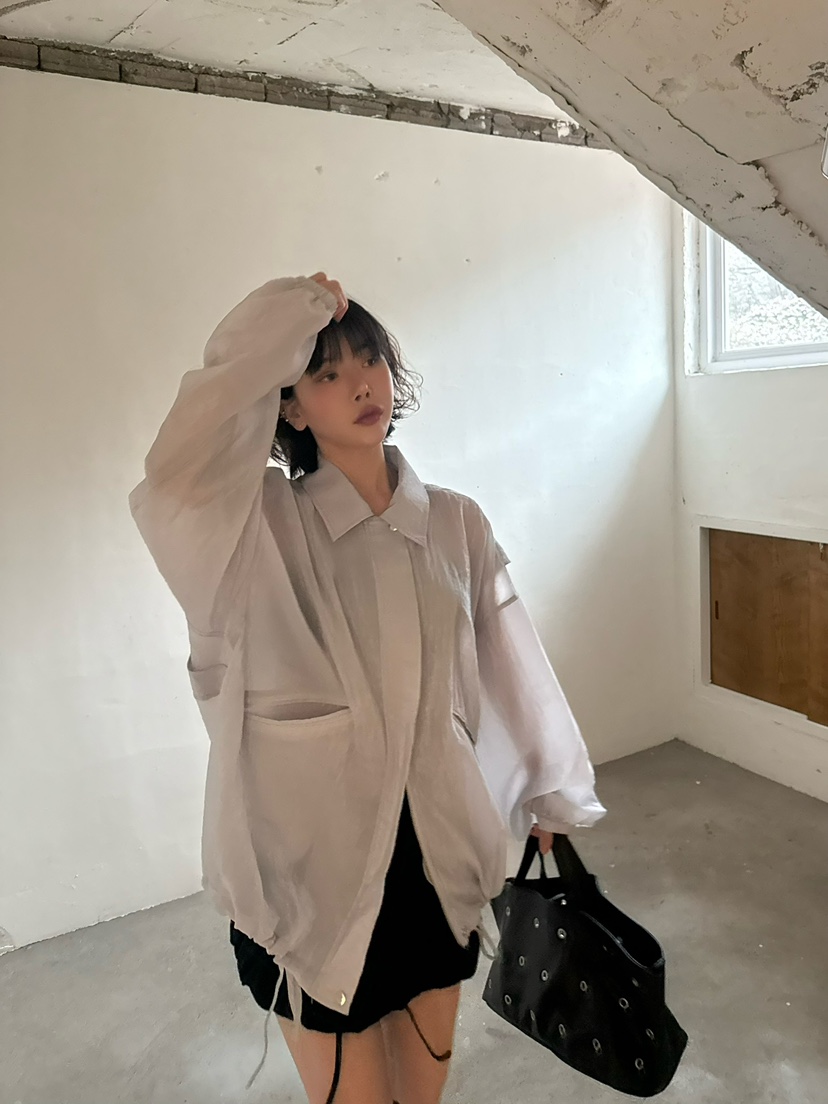 AWESOMESAUCE直郵韓國代購㊣女裝新款時尚人氣熱賣推薦夾克AWESOME SAUCE夾克