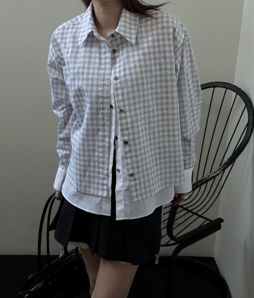 OVER NEAP韓國直郵㊣女裝新品25春夏人氣熱賣時尚休閑短裙OVER NEAR短裙