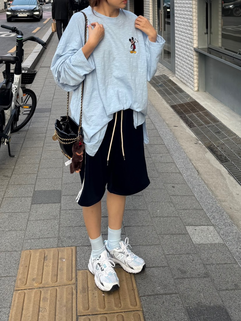 TOLL韓國直郵㊣東大門實拍女裝新款人氣25春夏熱賣長袖T恤亞麻TOLL長袖T恤