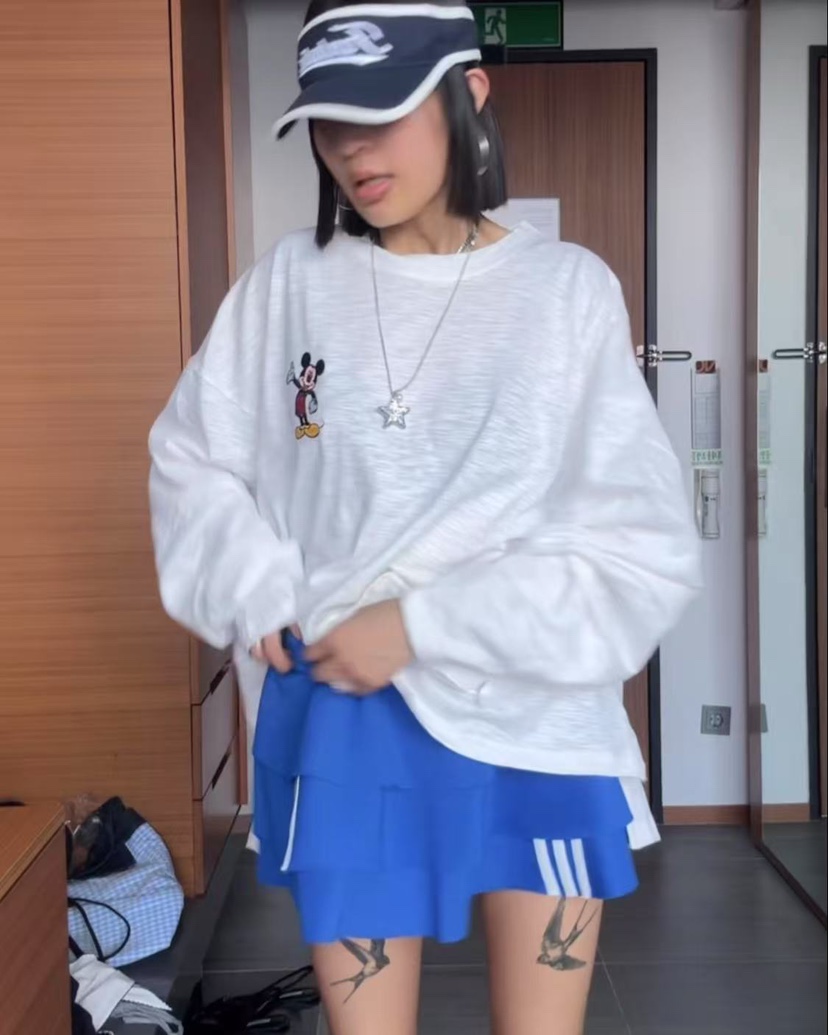 TOLL韓國直郵㊣東大門實拍女裝新款人氣25春夏熱賣長袖T恤亞麻TOLL長袖T恤