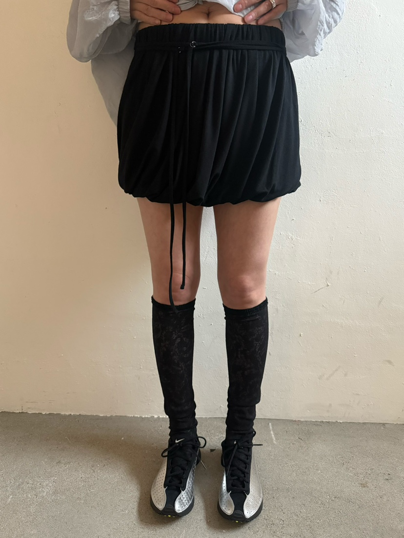 AWESOMESAUCE韓國㊣直郵東大門代購女裝新品熱賣短裙含腰繩AWESOME SAUCE短裙