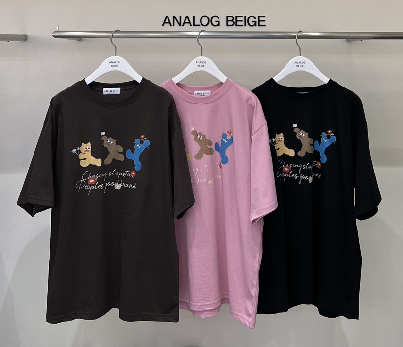 ANGLOG BEIGE直郵韓國代購㊣女裝新品時尚推薦25春夏休閑T恤ANGLOG BEIGET恤