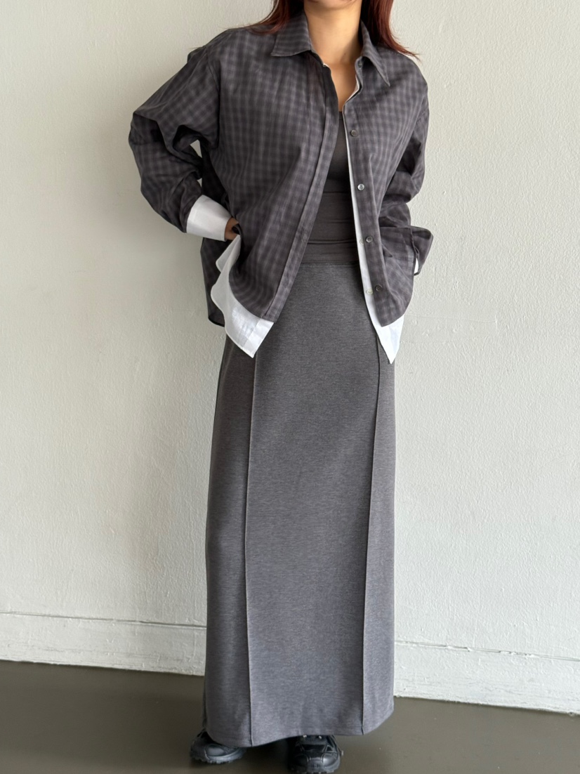 OVER NEAP韓國直郵㊣女裝新款熱賣人氣25春夏時尚休閑長裙OVER NEAR長裙