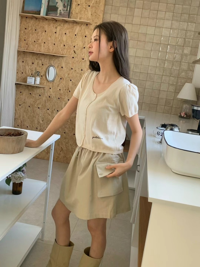 ANOU韓國直郵㊣女裝新款時尚人氣25春夏推薦熱賣休閑短裙ANOU短裙