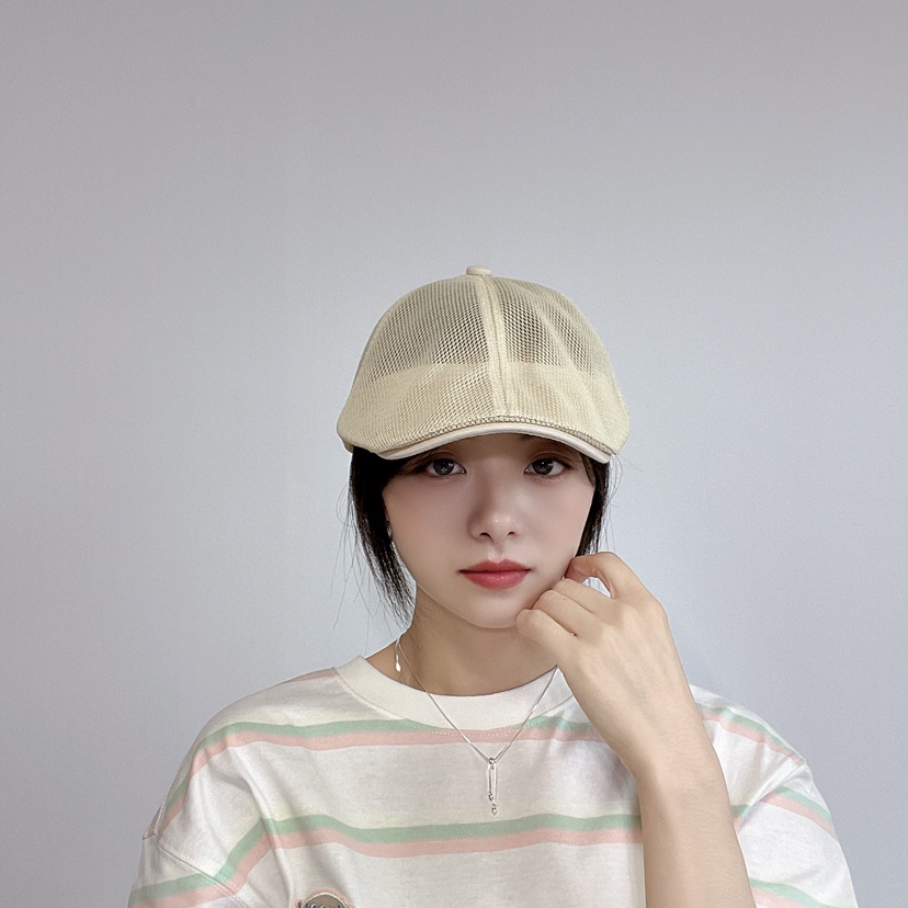 LOVELY HAT韓國直郵㊣女裝新款時尚熱賣休閑人氣25春夏帽子LOVELY HAT帽子圖色2