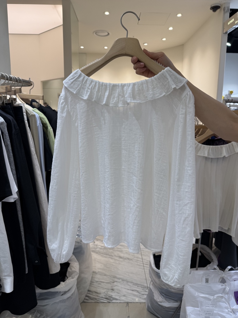 YIKHO STYLE韓國直郵㊣女裝新品時尚推薦25春夏襯衫蕾絲衫YIKHO STYLE襯衫/蕾絲衫