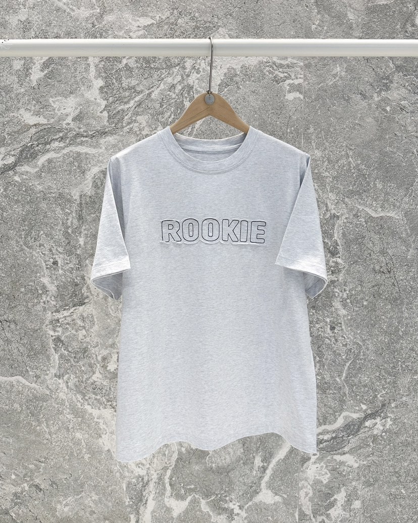 ROOKIE BUD韓國直郵㊣女裝新品25春夏推薦休閑時尚T恤刺繡ROOKIE BUD-LT恤