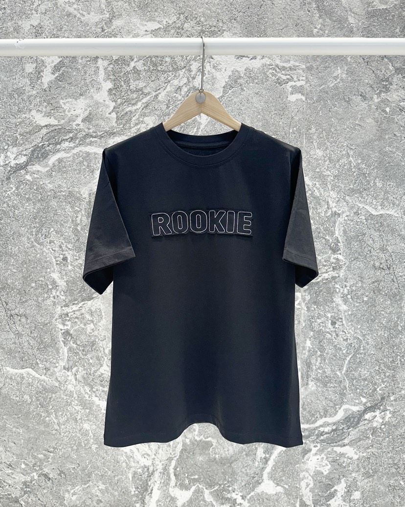 ROOKIE BUD韓國直郵㊣女裝新品25春夏推薦休閑時尚T恤刺繡ROOKIE BUD-LT恤圖色4