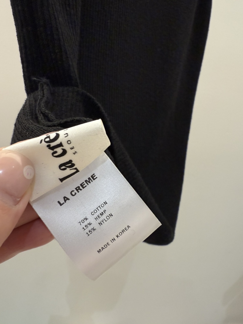 LA CREME直郵韓國代購㊣女裝新品25春夏時尚熱賣推薦吊帶背心LA CREME吊帶/背心