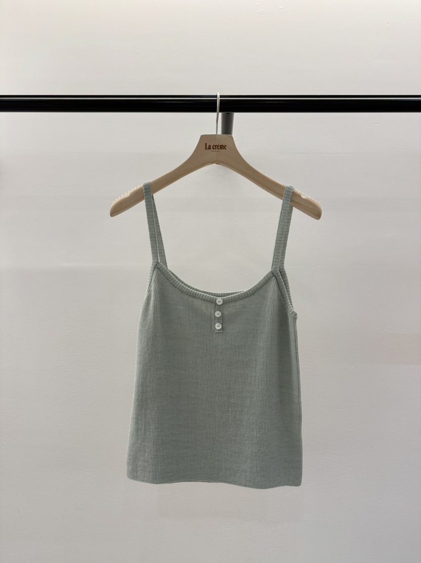 LA CREME直郵韓國代購㊣女裝新品25春夏時尚熱賣推薦吊帶背心LA CREME吊帶/背心圖色3