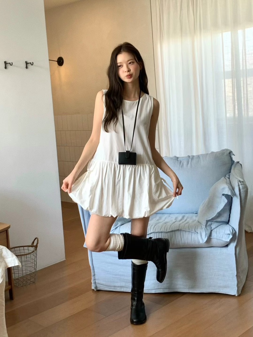 ANOU韓國直郵㊣女裝新款熱賣休閑時尚人氣25春夏推薦連衣裙ANOU連衣裙