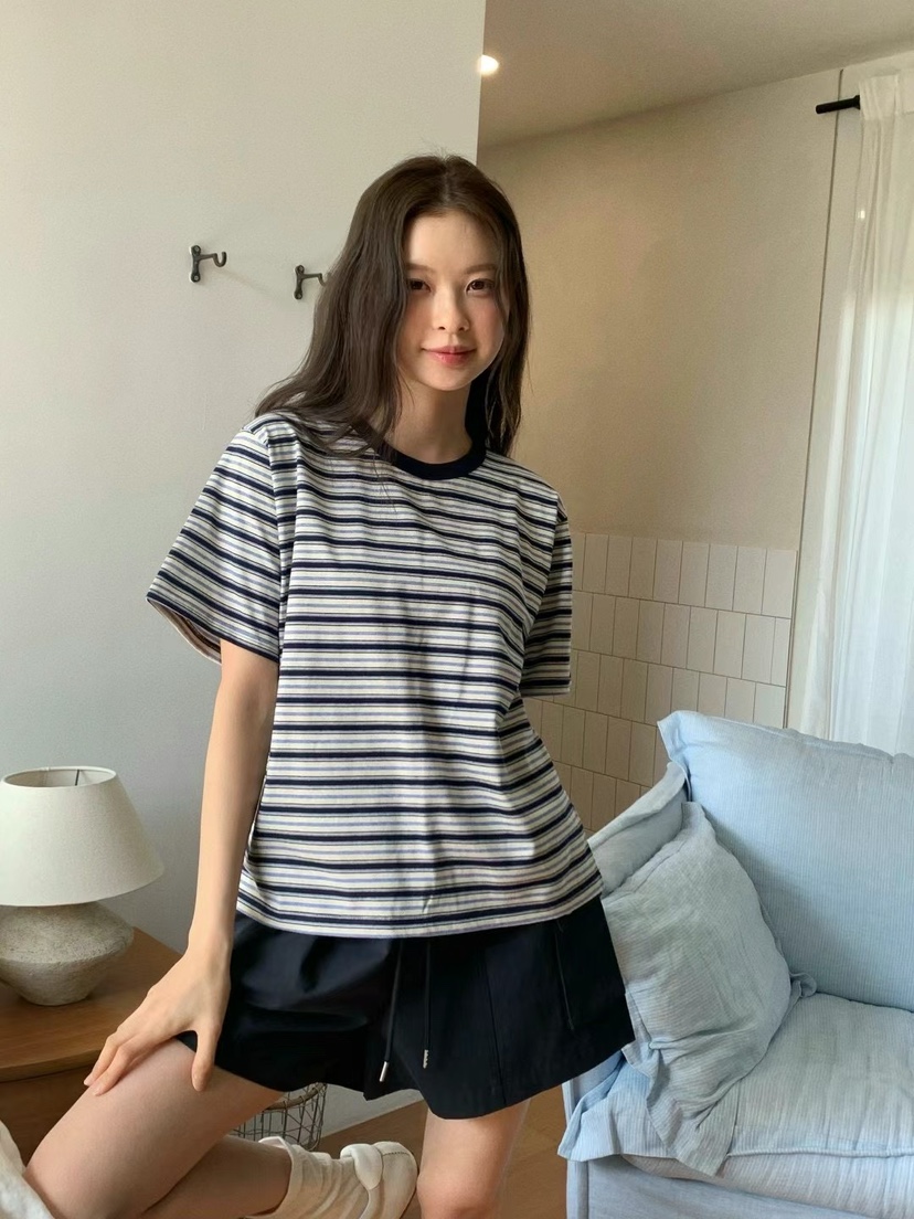 ANOU韓國直郵㊣東大門實拍女裝新款時尚休閑熱賣人氣推薦T恤ANOUT恤