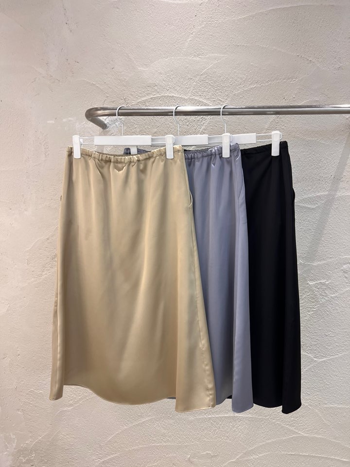 MILUI韓國直郵㊣東大門實拍女裝新品時尚人氣25春夏半身裙中短裙MILUI半身裙/中短裙