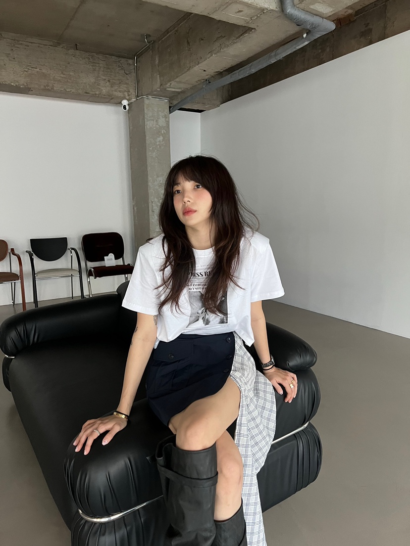 SOLAR韓國直郵㊣女裝新款人氣熱賣推薦25春夏時尚休閑T恤SOLART恤