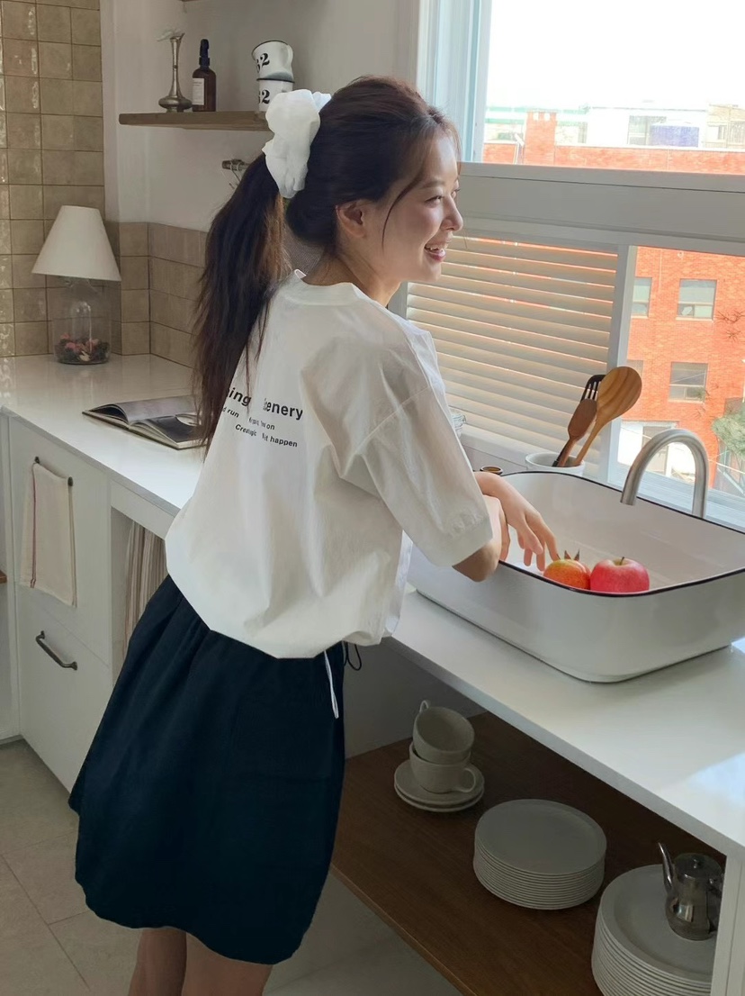 ANOU韓國直郵㊣女裝新款推薦25春夏人氣熱賣時尚休閑T恤ANOUT恤