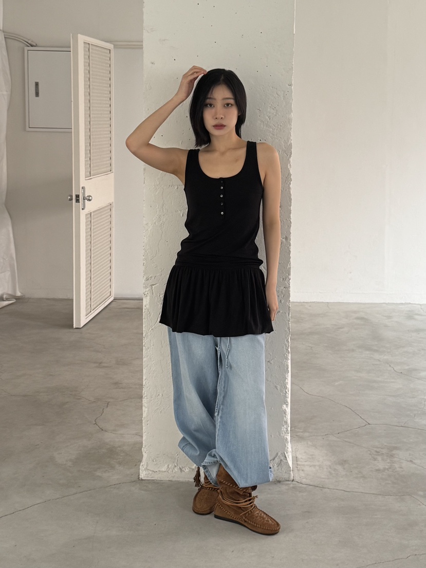 KARE/WEREPIECE直郵韓國代購㊣女裝新品時尚熱賣牛仔褲天絲KARE/WEREPIECE牛仔褲