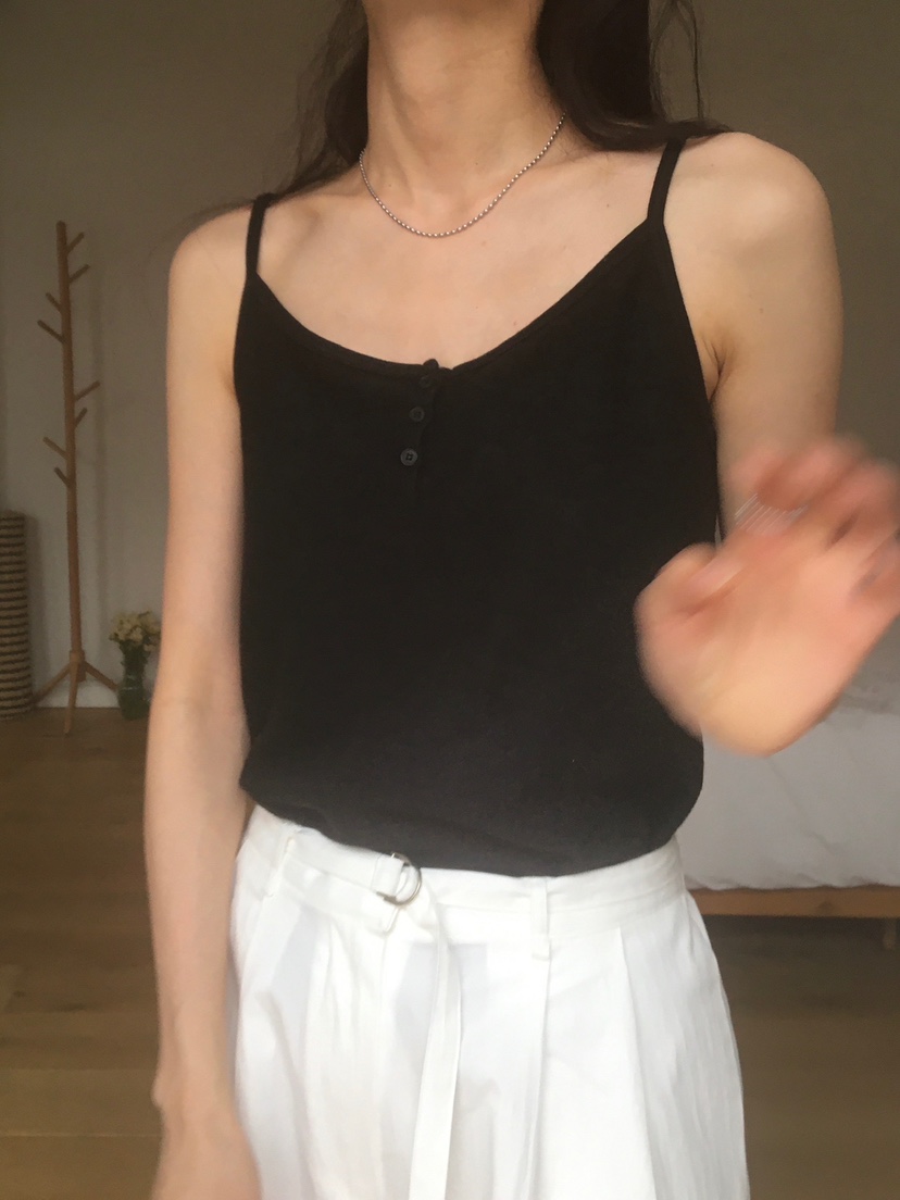 BLEECKER直郵韓國代購㊣女裝新品人氣休閑25春夏時尚吊帶背心BLEECKER吊帶/背心