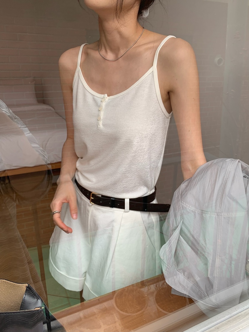 BLEECKER直郵韓國代購㊣女裝新品人氣休閑25春夏時尚吊帶背心BLEECKER吊帶/背心