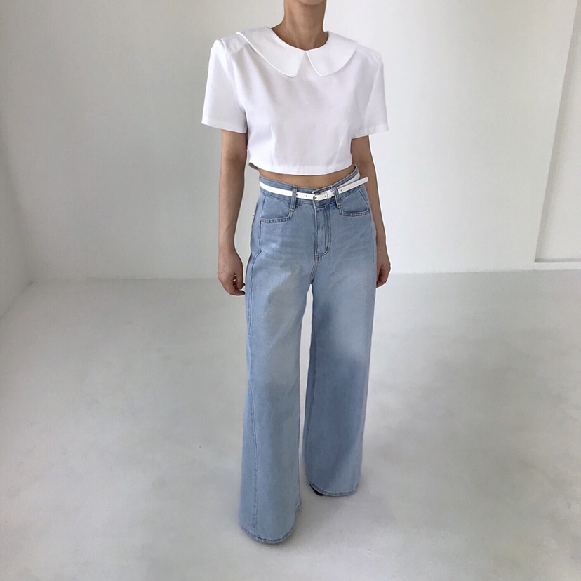 2TWO MOON直郵韓國代購㊣女裝新品25春夏休閑推薦襯衫蕾絲衫2TWO MOON襯衫/蕾絲衫