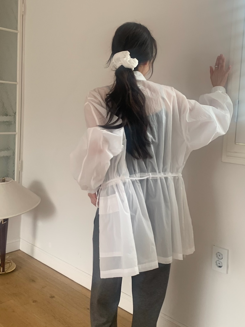 BLEECKER直郵韓國代購㊣女裝新款熱賣人氣推薦時尚夾克含腰繩BLEECKER夾克