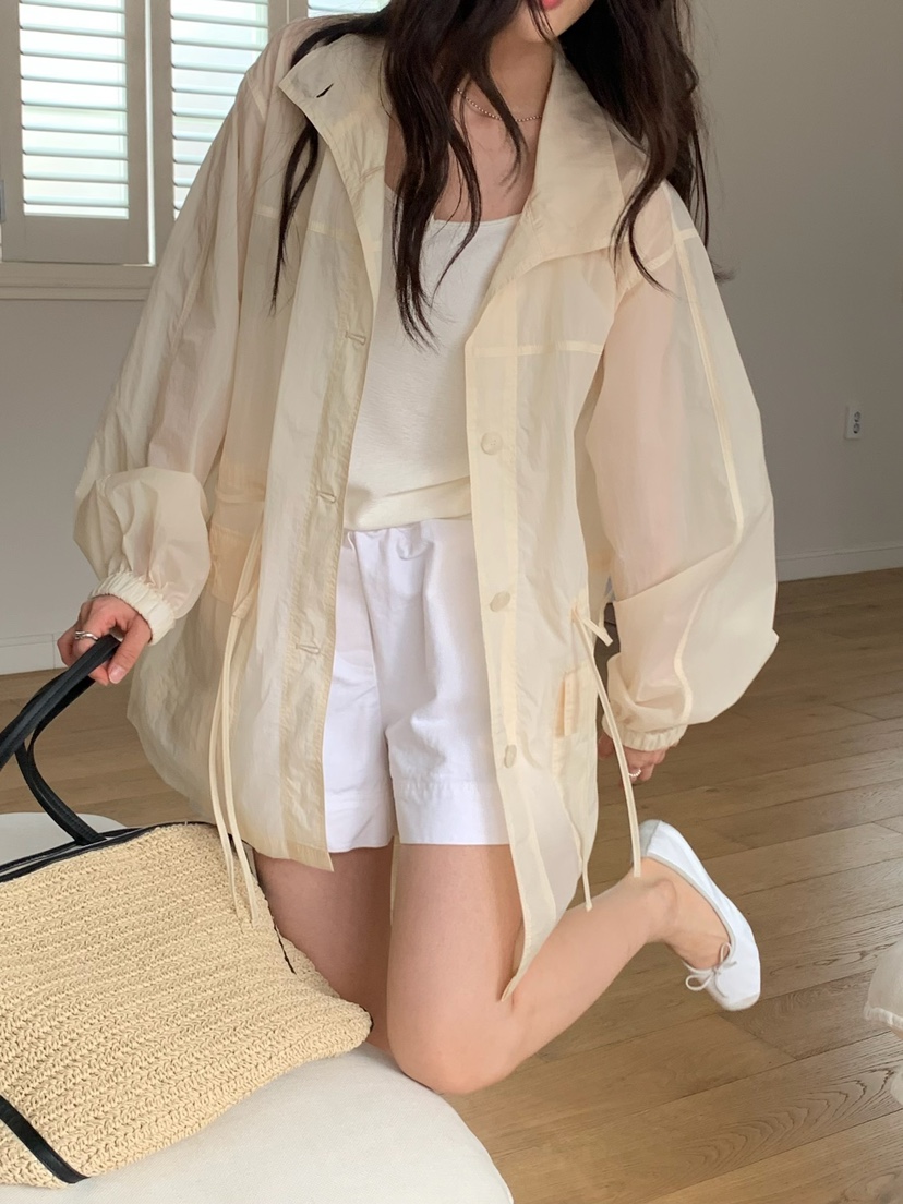 BLEECKER直郵韓國代購㊣女裝新款熱賣人氣推薦時尚夾克含腰繩BLEECKER夾克