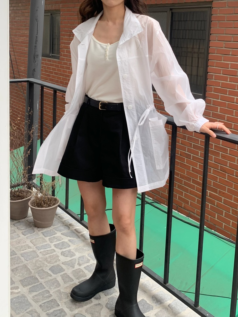 BLEECKER直郵韓國代購㊣女裝新款熱賣人氣推薦時尚夾克含腰繩BLEECKER夾克