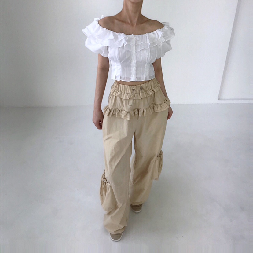 2TWO MOON直郵韓國代購㊣女裝新品人氣推薦熱賣襯衫蕾絲衫2TWO MOON襯衫/蕾絲衫圖色2