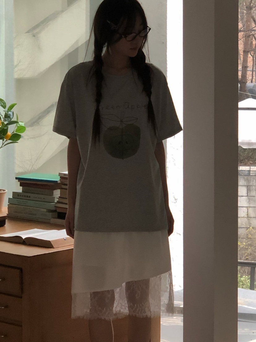 ONDO-P韓國直郵㊣東大門實拍女裝新款推薦半身裙中短裙蕾絲ONDO-P半身裙/中短裙