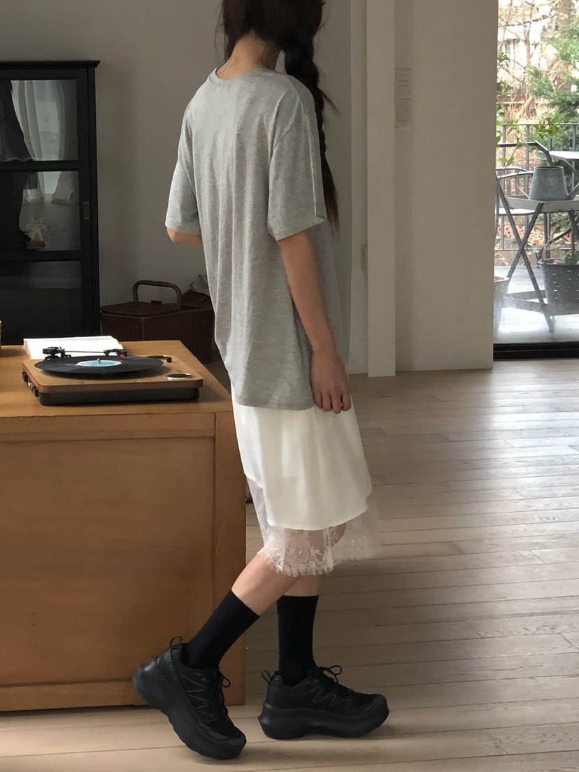 ONDO-P韓國直郵㊣東大門實拍女裝新款推薦半身裙中短裙蕾絲ONDO-P半身裙/中短裙