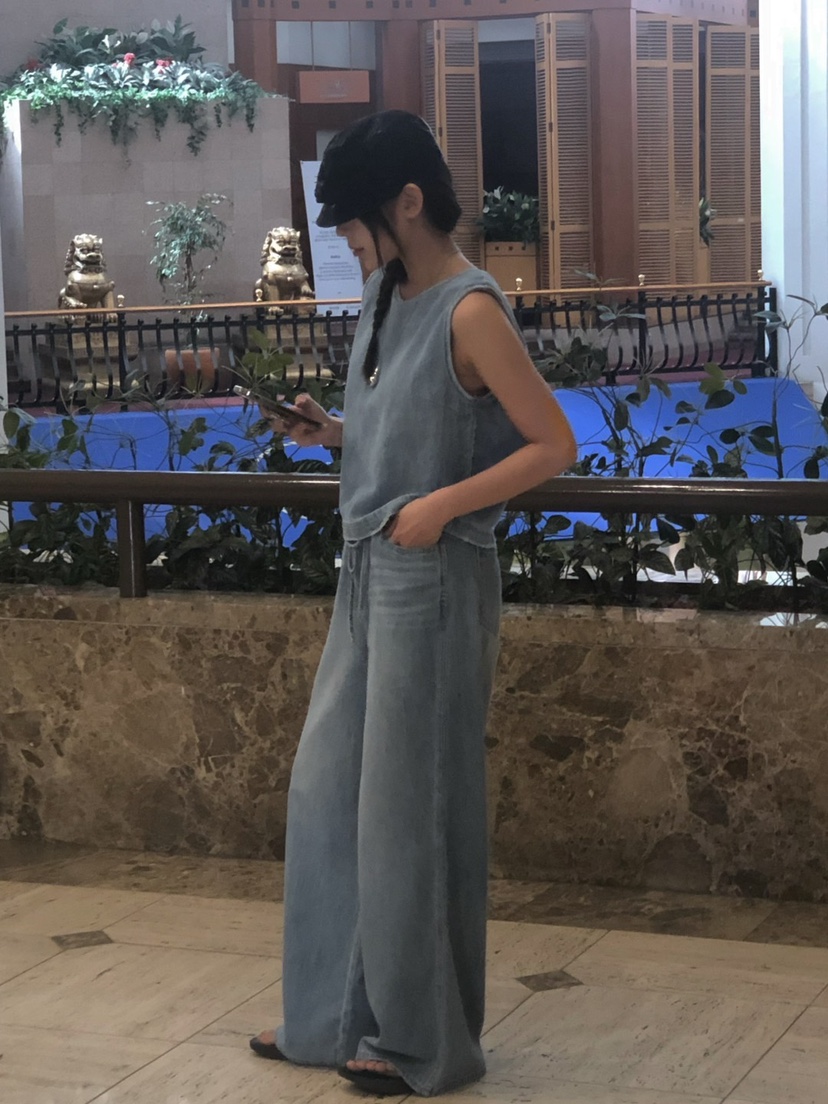 ONDO-P韓國直郵㊣東大門實拍女裝新款推薦時尚熱賣休閑馬甲ONDO-P馬甲