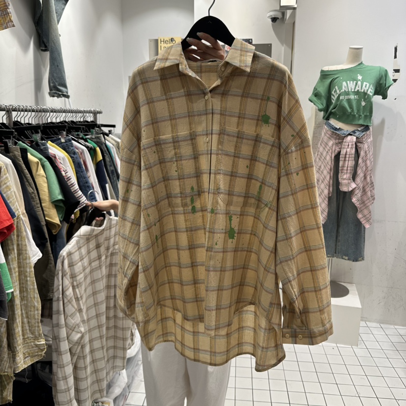 THE WEEKND直郵韓國代購㊣女裝新品人氣推薦25春夏襯衫蕾絲衫THE WEEKND襯衫/蕾絲衫