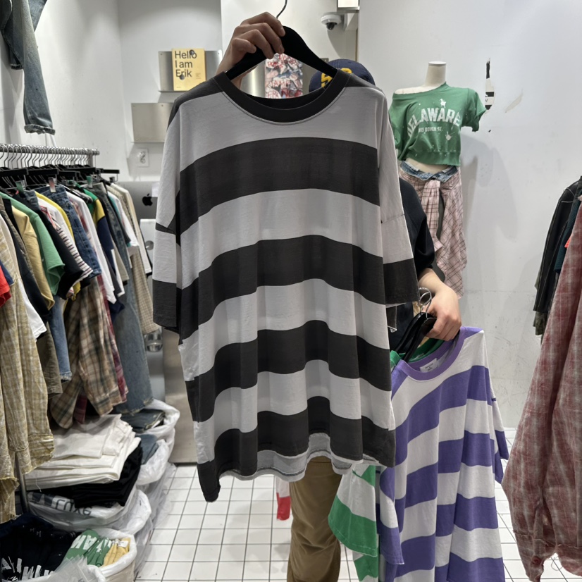 THE WEEKND韓國㊣直郵東大門代購女裝新品推薦休閑時尚T恤THE WEEKNDT恤圖色3