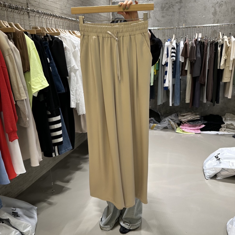 JUNI韓國直郵㊣女裝新款休閑推薦人氣熱賣時尚25春夏休閑褲my juni休閑褲圖色2