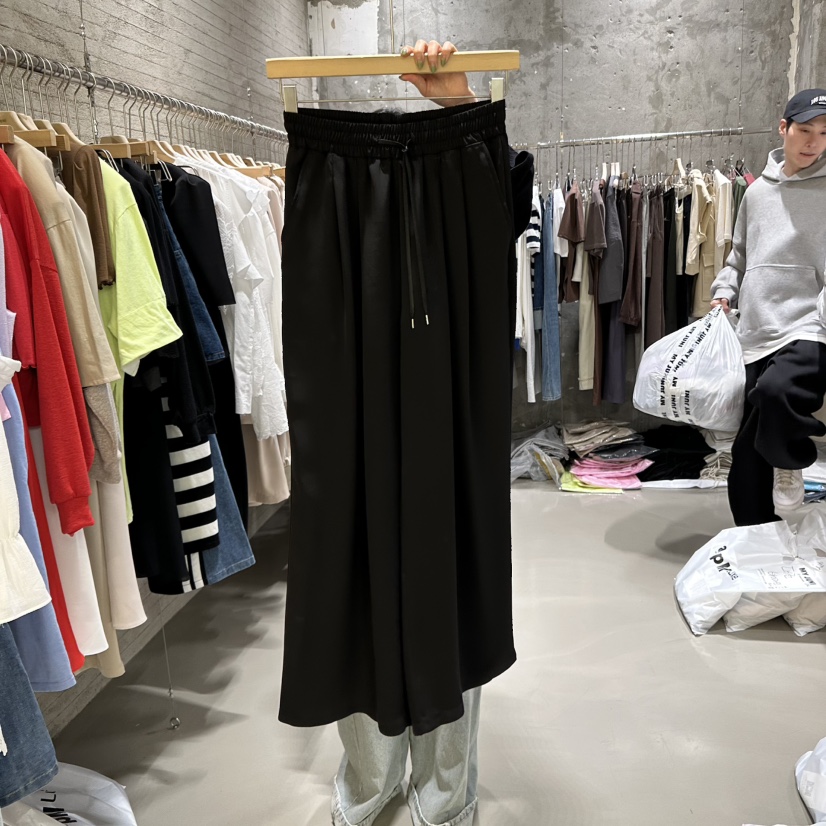 JUNI韓國直郵㊣女裝新款休閑推薦人氣熱賣時尚25春夏休閑褲my juni休閑褲圖色3