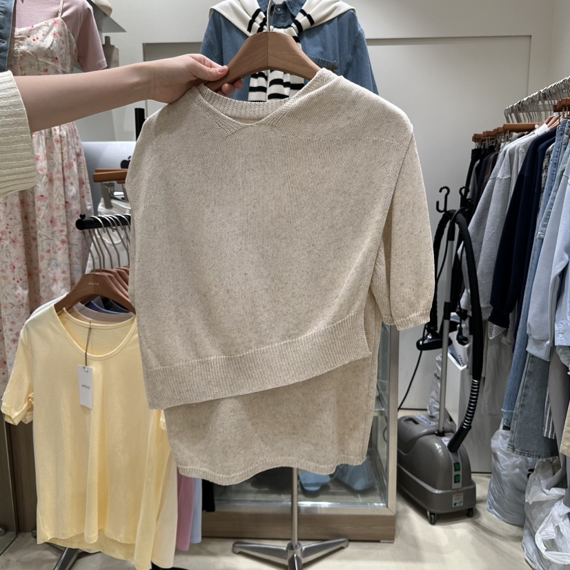 MELO韓國直郵㊣東大門實拍女裝新品人氣時尚推薦休閑針織衫MELO針織衫