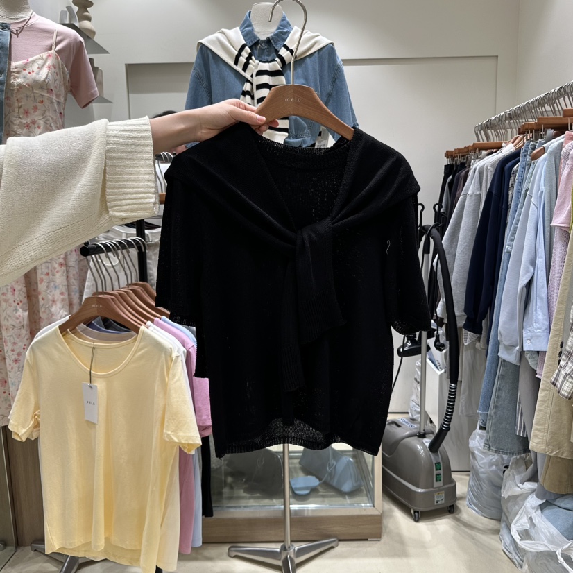 MELO韓國直郵㊣東大門實拍女裝新品人氣時尚推薦休閑針織衫MELO針織衫圖色2