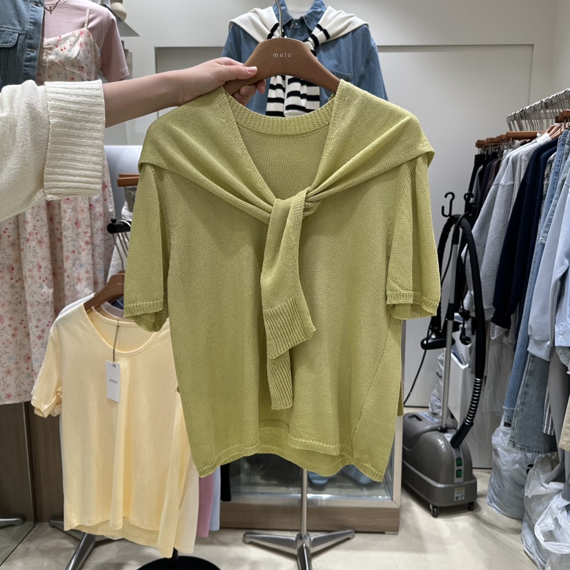 MELO韓國直郵㊣東大門實拍女裝新品人氣時尚推薦休閑針織衫MELO針織衫圖色4