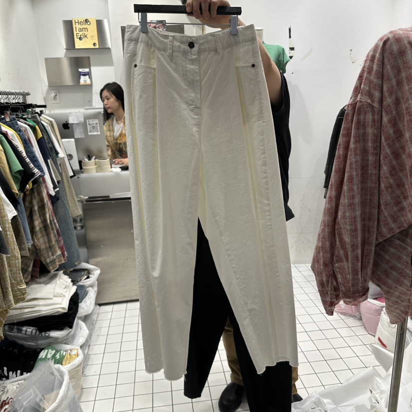 THE WEEKND直郵韓國代購㊣女裝新款人氣25春夏推薦休閑休閑褲THE WEEKND休閑褲圖色2