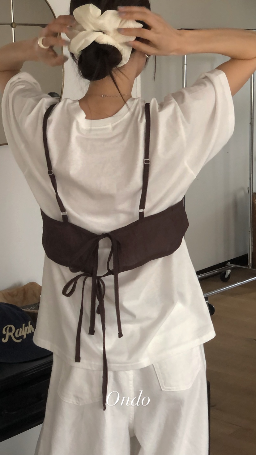 ONDO-P韓國直郵㊣女裝新品25春夏人氣休閑推薦襯衫蕾絲衫雙層ONDO-P襯衫/蕾絲衫