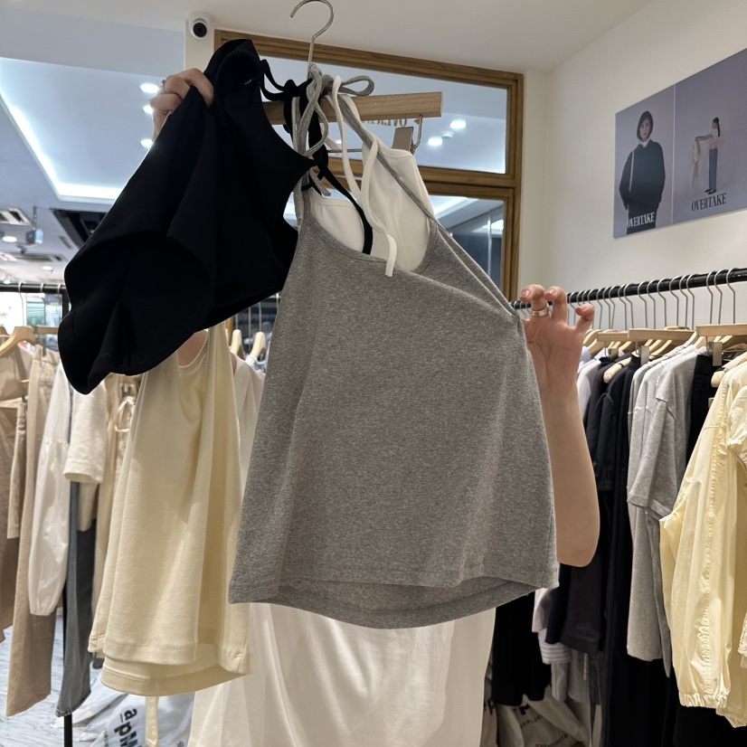 OVERTAKE韓國㊣直郵東大門代購女裝新品熱賣25春夏吊帶背心OVERTAKE吊帶/背心圖色3
