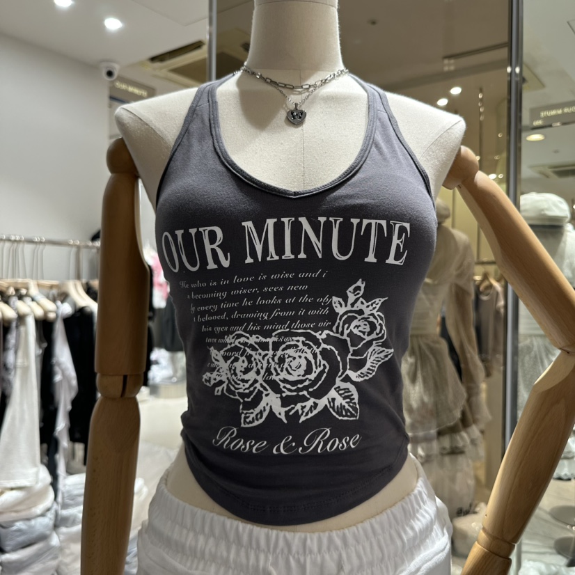 OUR MINUTE韓國直郵㊣東大門實拍女裝新款熱賣人氣吊帶背心OUR MINUTE吊帶/背心