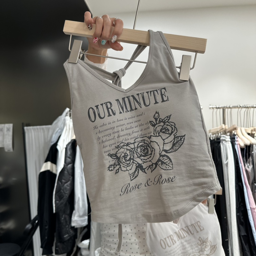 OUR MINUTE韓國直郵㊣東大門實拍女裝新款熱賣人氣吊帶背心OUR MINUTE吊帶/背心圖色3