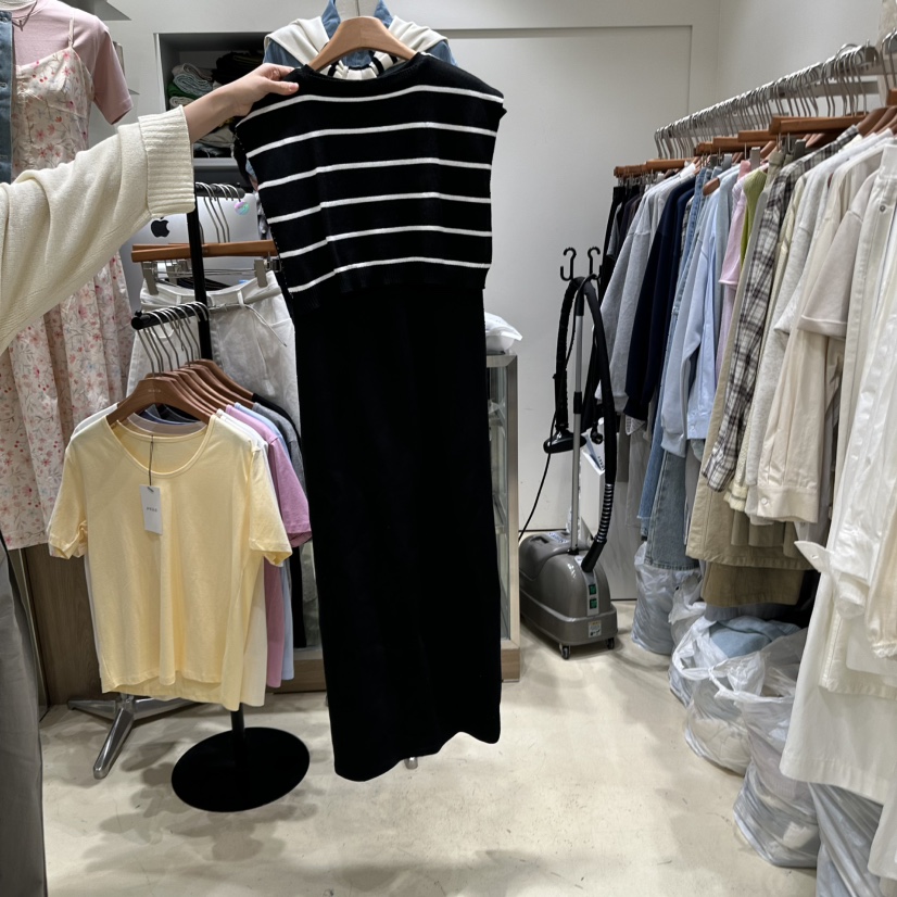 MELO直郵韓國代購㊣女裝新品推薦25春夏熱賣連衣裙披肩套裝MELO連衣裙