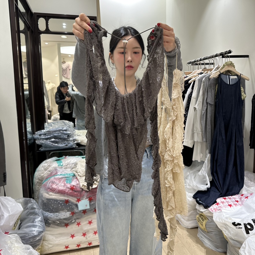 THEMORYPARK韓國㊣直郵東大門代購女裝新款25春夏吊帶背心褶皺THE MORY PARK吊帶/背心
