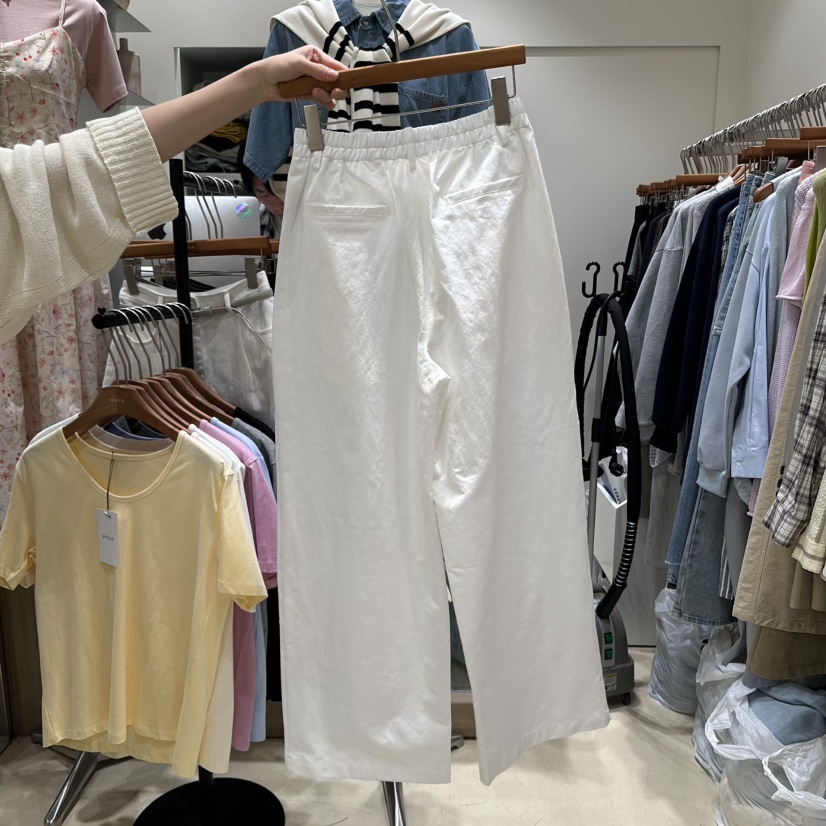 MELO韓國直郵㊣女裝新品推薦休閑人氣熱賣時尚25春夏休閑褲MELO休閑褲