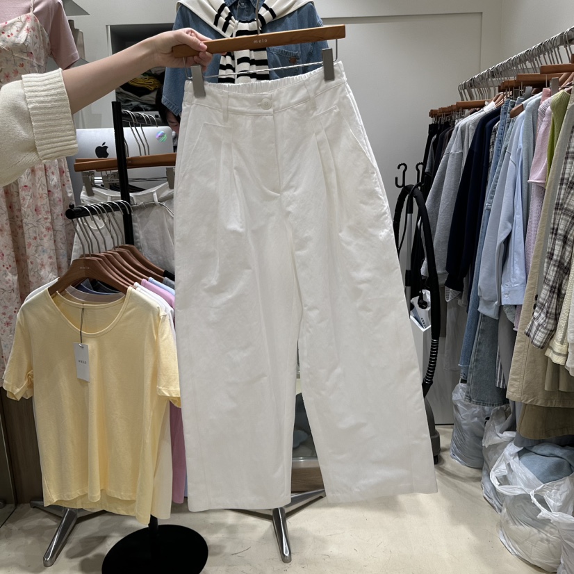MELO韓國直郵㊣女裝新品推薦休閑人氣熱賣時尚25春夏休閑褲MELO休閑褲