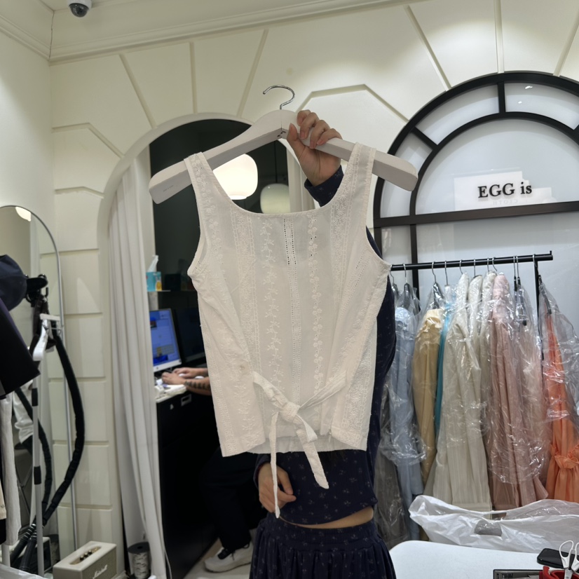 EGG IS韓國直郵㊣東大門實拍女裝新款25春夏熱賣推薦吊帶背心EGG IS吊帶/背心