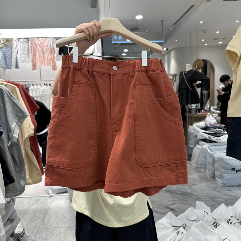 REVE-L直郵韓國代購㊣女裝新品休閑25春夏人氣時尚推薦短褲REVE-L短褲