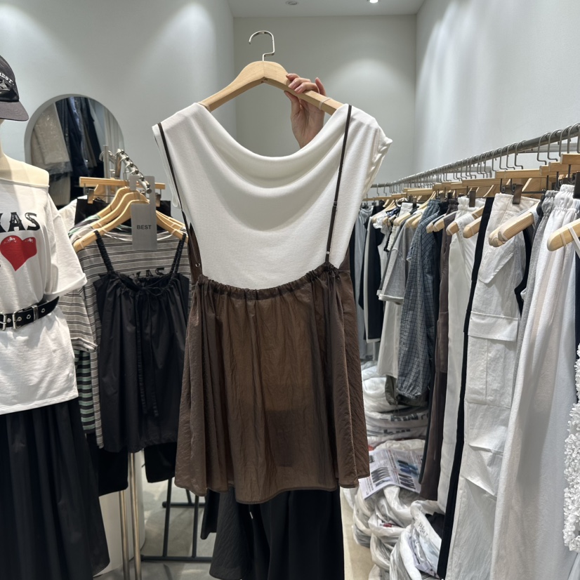 W.FATAL韓國㊣直郵東大門代購女裝新品休閑吊帶背心不含內搭W.FATAL吊帶/背心